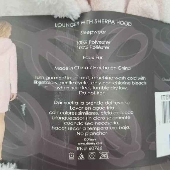 NWT Disney Minnie Lounger with Sherpa Hood - Picture 2 of 6